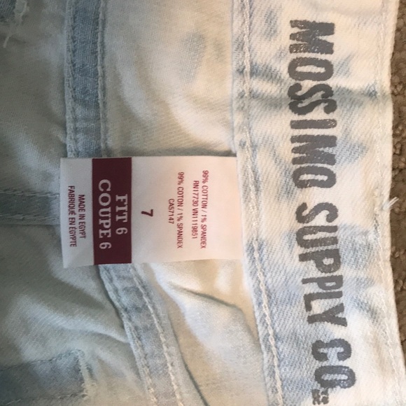 Blue and white Tie Dye Shorts - Picture 3 of 3